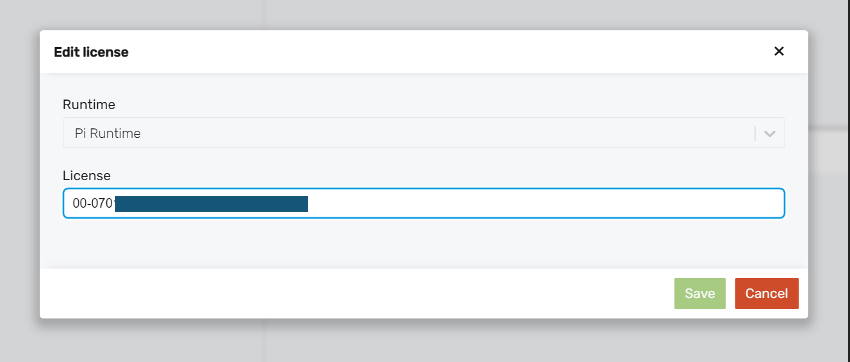 runtime license